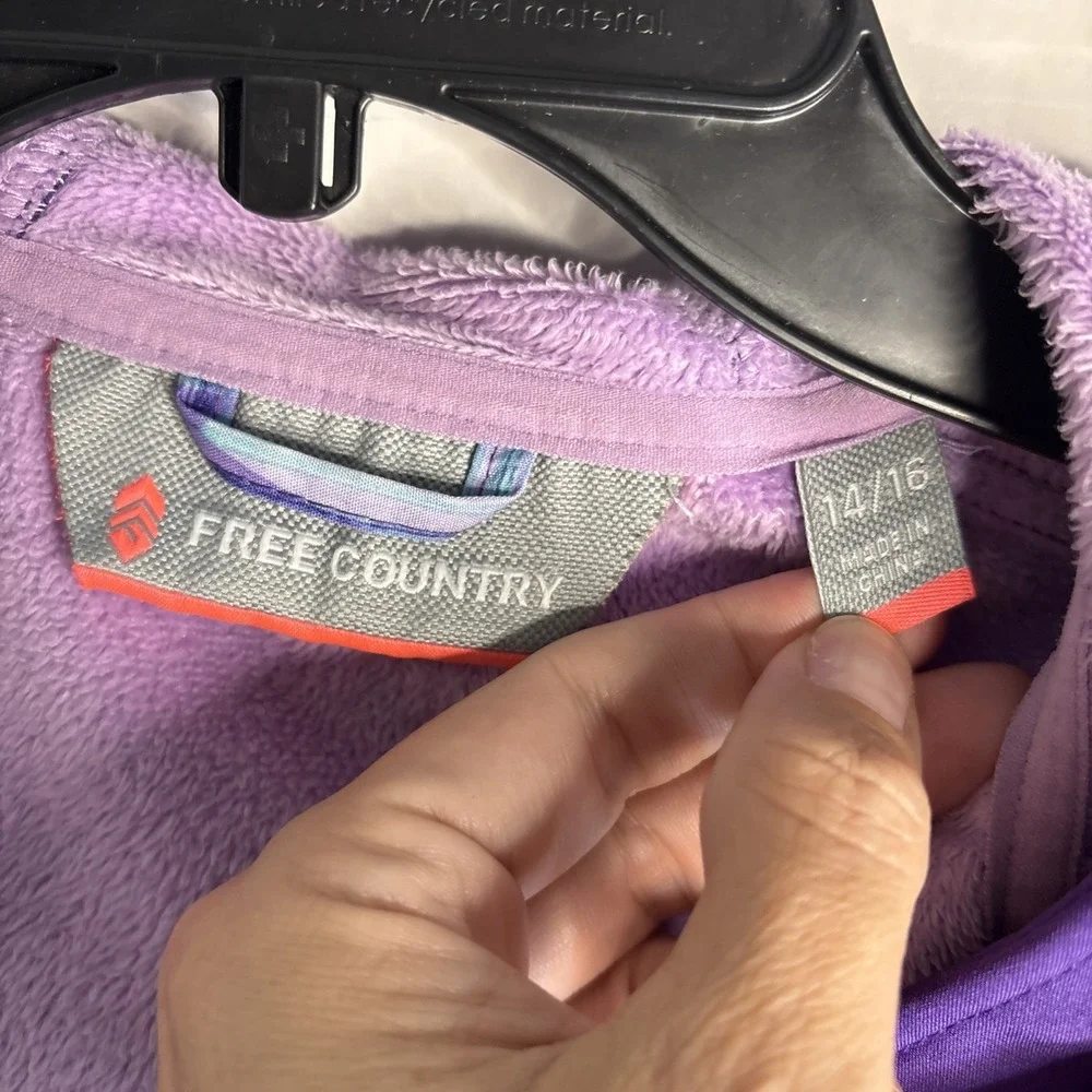 Free Country Girl's Freecycle Butterpile Lined Water Resistant Softshell Jacket